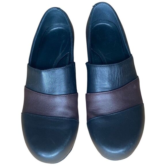 Dansko Women’s Clogs Size EU 39 US 8.5-9 Brown Black Leather Tenley Slip On - Picture 5 of 10